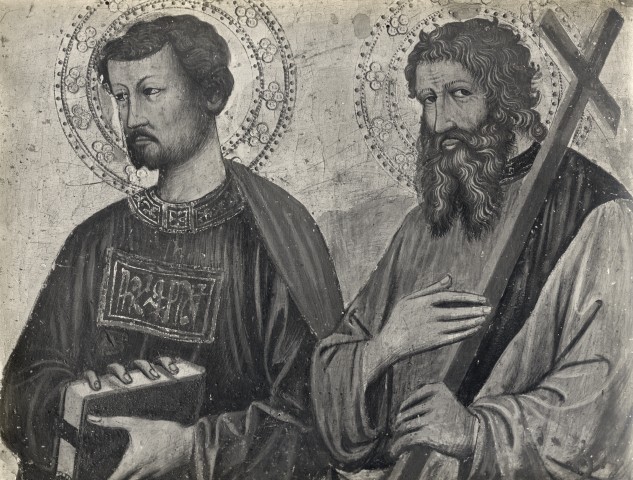 Sansoni, Mario — Jacopo di Paolo - sec. XIV/ XV - Santo apostolo e sant'Andrea — insieme